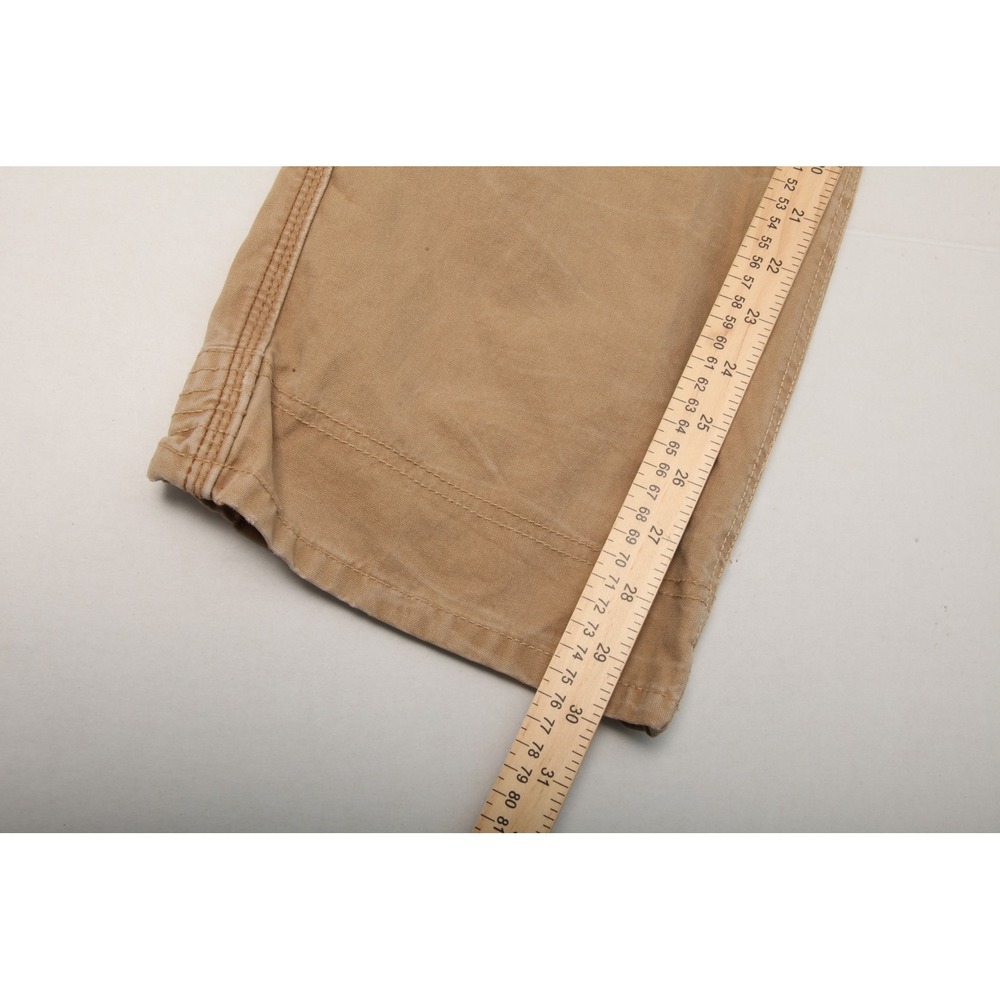 Polo Ralph Lauren Mens 40/30 Distressed Canvas California Miner Pants Leather - Picture 13 of 16